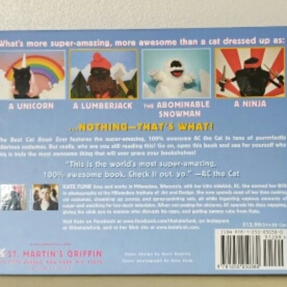 The Best Cat Book Ever - Kate Funk with AC the Cat - hardback - Picture 3 of 7